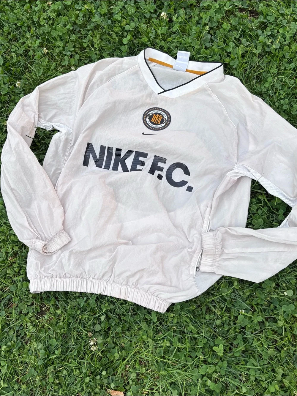 Nike F.C. Men's Cream Pullover Sweater